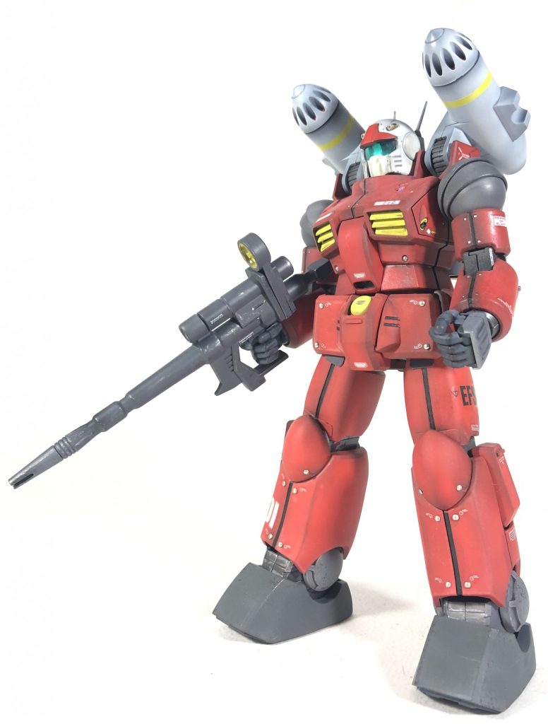 いつも余剰パーツ扱いされてるスプレーミサイルランチャーに合う機体を目指しました。メタルボールを多数使用してみました。