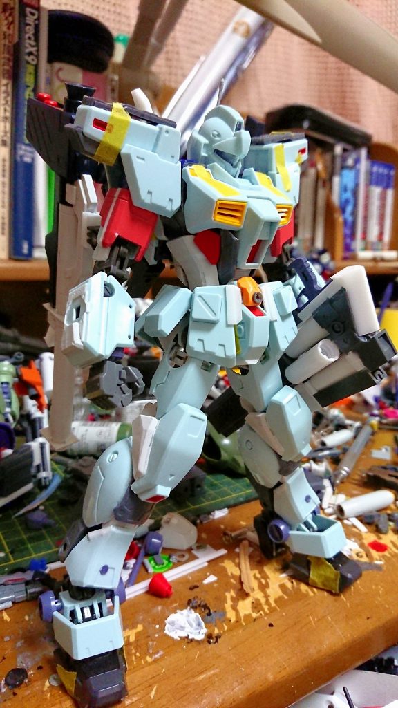 形状を整えたり武装を装備させた状態