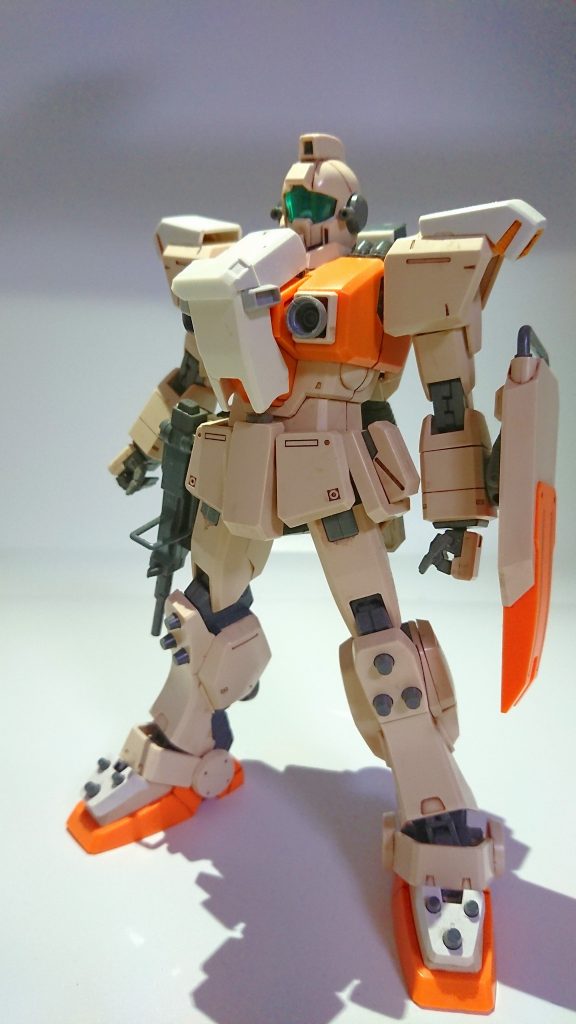 ビームサーベルの写真にちょっと出ていた、宇宙対応 陸戦型ジムです。5年くらい放置中…