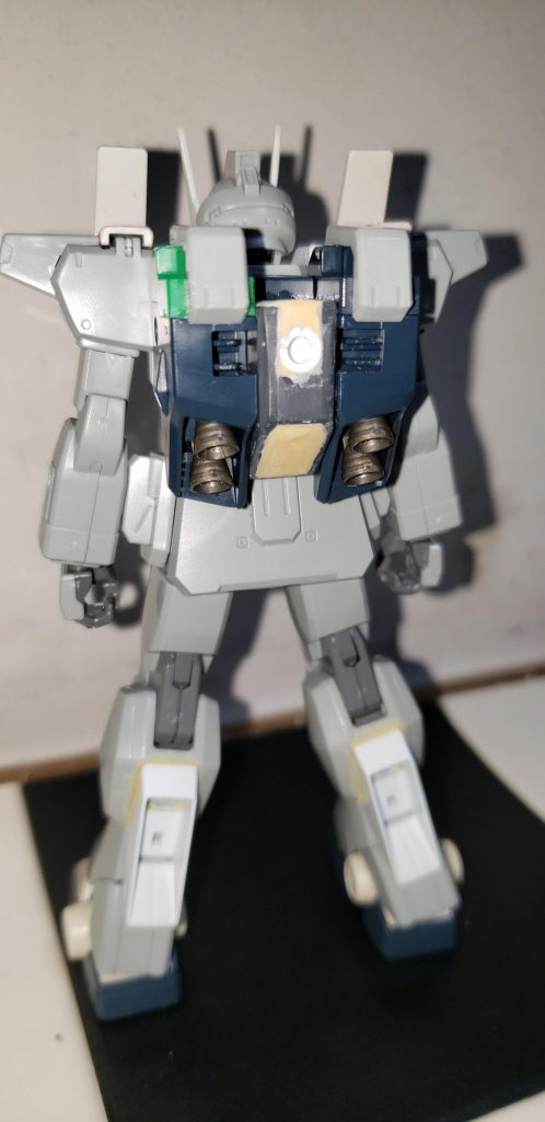 νガンダムバックアップにフォーエバーガンダムのファンネルを取りつける為の加工