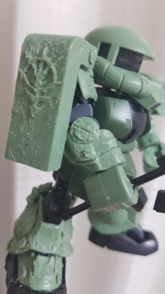 加工途中2
ジオンマークはいいものだ(´ω`)