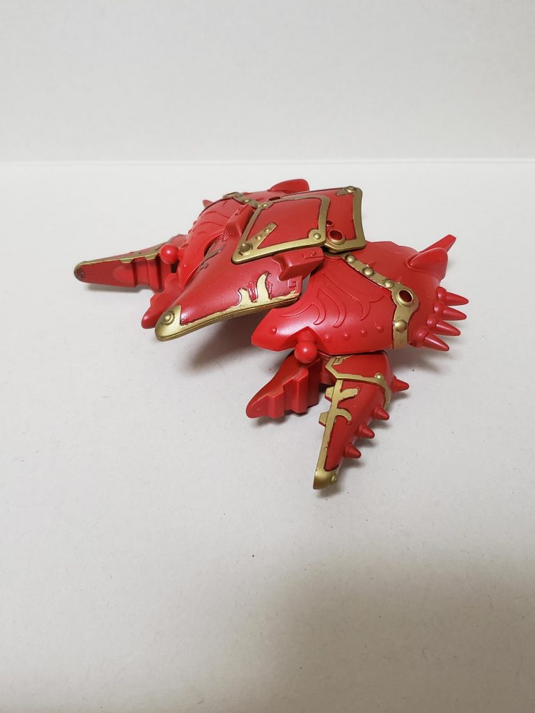 鋼甲機 攻撃形態
塗るのが難しく所々塗れてない箇所が。