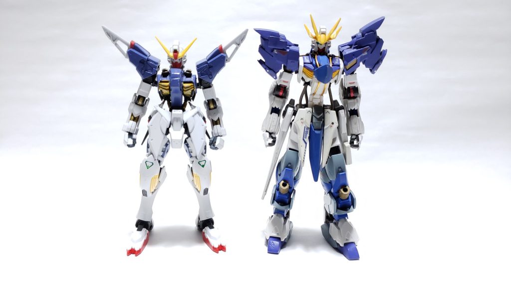 前作との差
設定で放棄まで傷付いていたので共通点がほとんどないですね(笑)
脚の内部と翼とヘルムパーツが唯一の共通点かな(・・;)