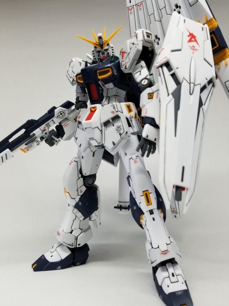 RG ニューガンダム ノーマル装備+ダブルフィンファンネル装備