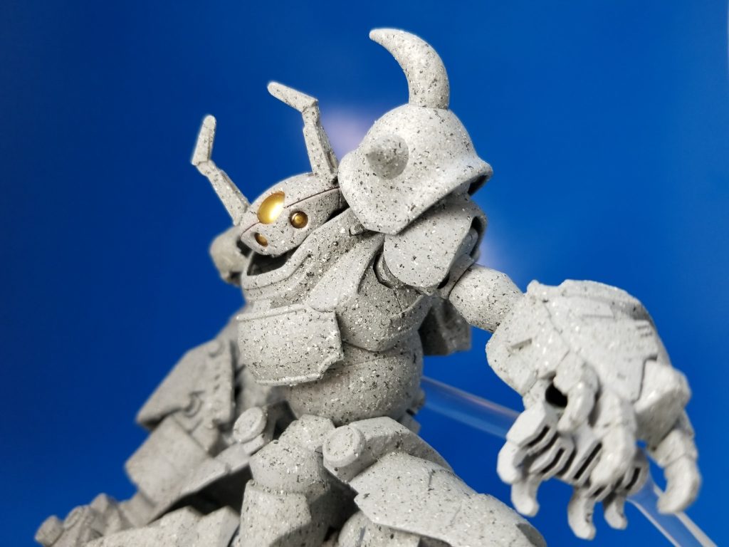 石のガンプラ?!その名は「石鬼(せっき)」!!–3枚目/制作者：ビルド蒼炎2