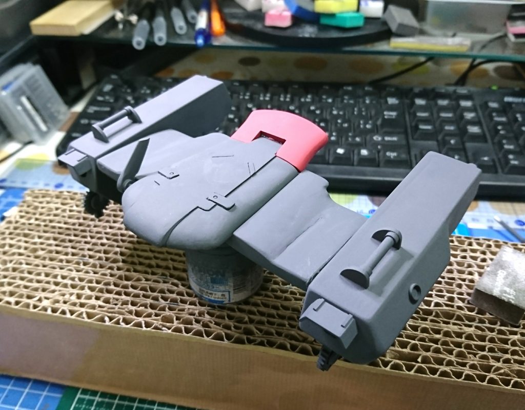 ベースカラーだけどサフ萌え~~❣️
ご覧の通り、アッシマー本体は全然いじってません(笑)