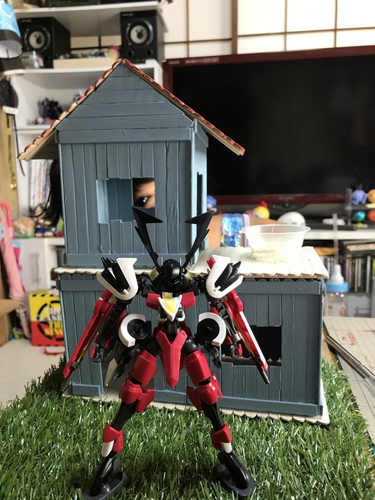 おまけ
娘の夏休みの宿題(自由研究)の手伝いと同時進行でした。
アイスの棒を切るのにアルティメットカッターが大活躍!パパモデラーは子供の夏休みの宿題の手伝いのためだけにママにアメイジングカッターを買ってもらおう!!