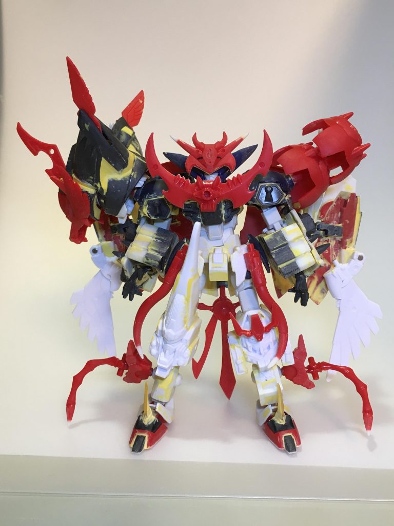 超覇道魔星大将軍 サフ前
リアル体型への合体はスターウイニングガンダム方式