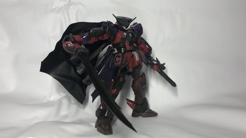 最後に塩化ビニルでマント作って完成