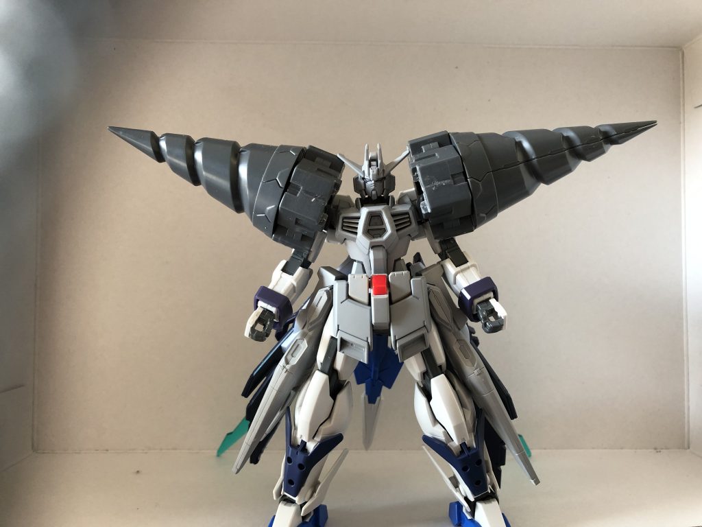 最初はグレンラガンをみた影響でドリルを着けようと試行錯誤していました。