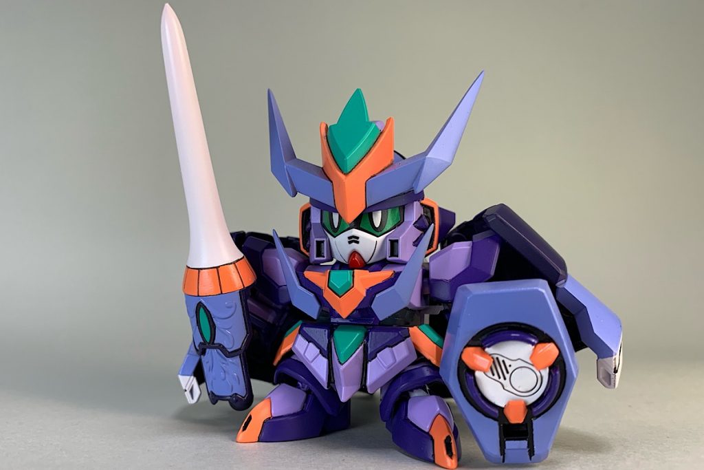 ショックガンダムにBB戦士やダンボール戦記キットを組み合わせました。