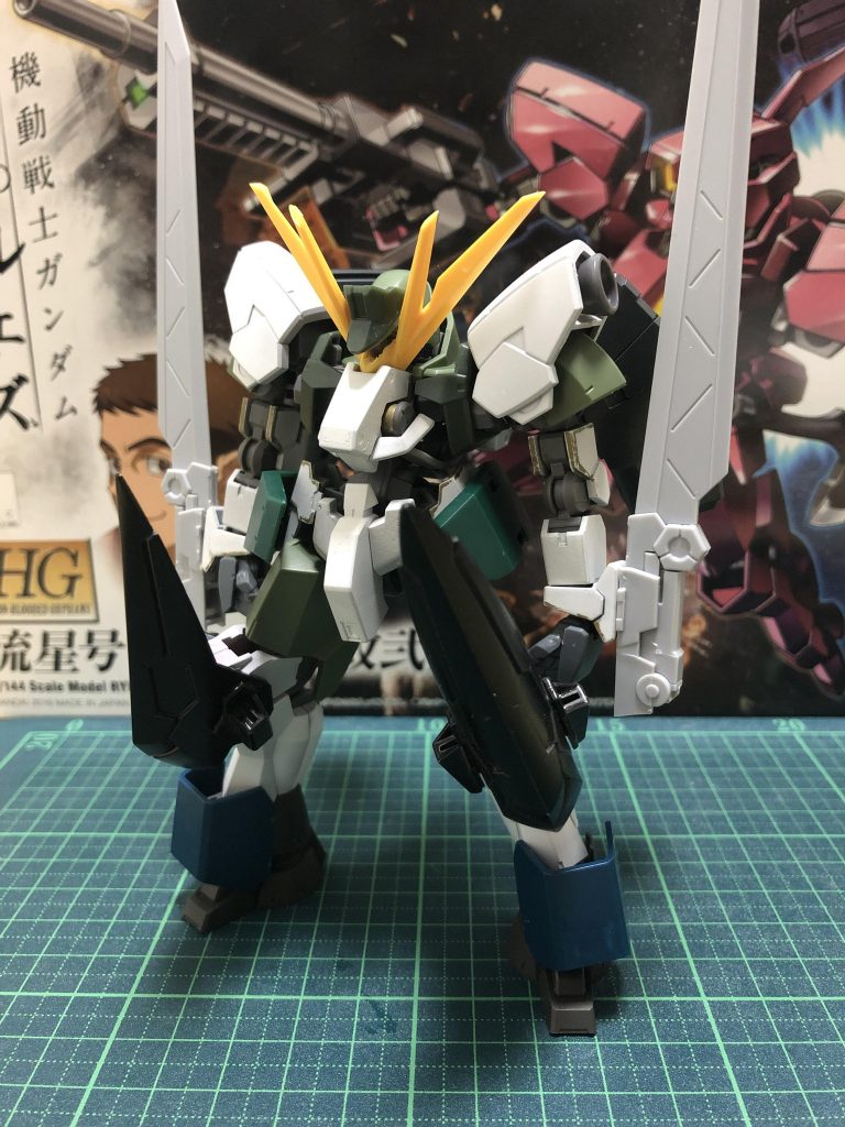 塗装前。所々塗装してあるのは、別作品を作る時、試行錯誤した結果です。