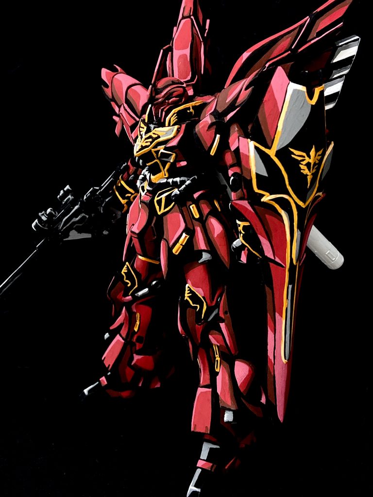 1/144 シナンジュ イラスト風–5枚目/制作者：@j_gunaka