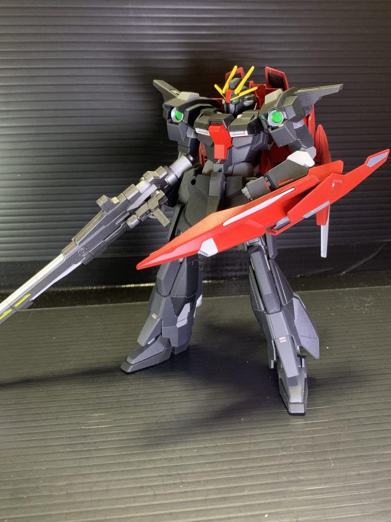 ライトニング本体はAOZを意識して元あるディテールを利用したレッドポイントをチラホラと
配色は基本ライトニング依存ですがアレンジをチョイチョイと