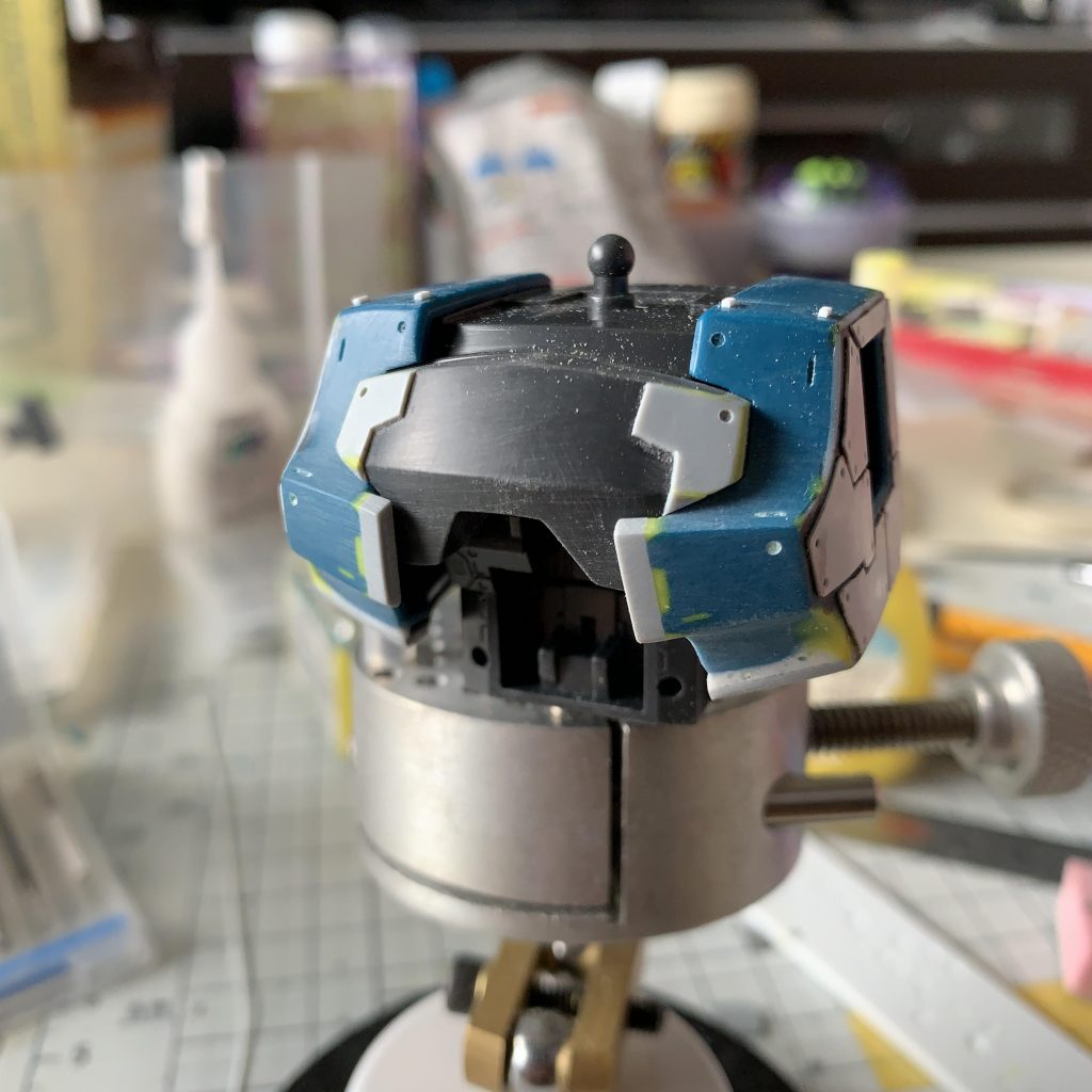 胸周りの改修作業