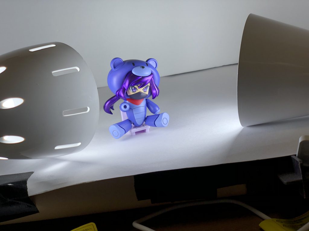 モデル写真撮影風景その2
ライトがガッツリ見えてますがそれでもこの堂々とした顔がまた良いですね!笑
アヤメさんの魅力がたっぷり感じられる良いキットでした!!