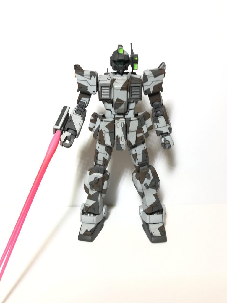 3色で塗装をしたんですが、写真だと濃いグレーと茶色との色合いが分かりづらいかと思います。