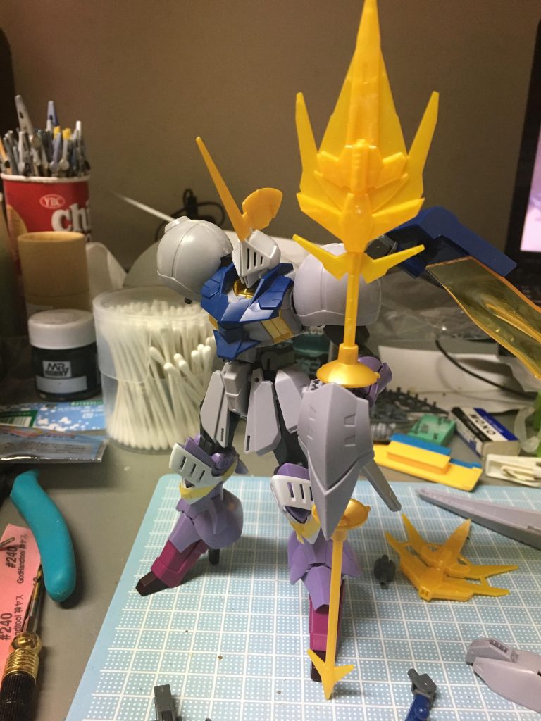 ギャンスロット、ギャン・クリーガー、R・ギャギャ、ローゼンズールのミキシングです。