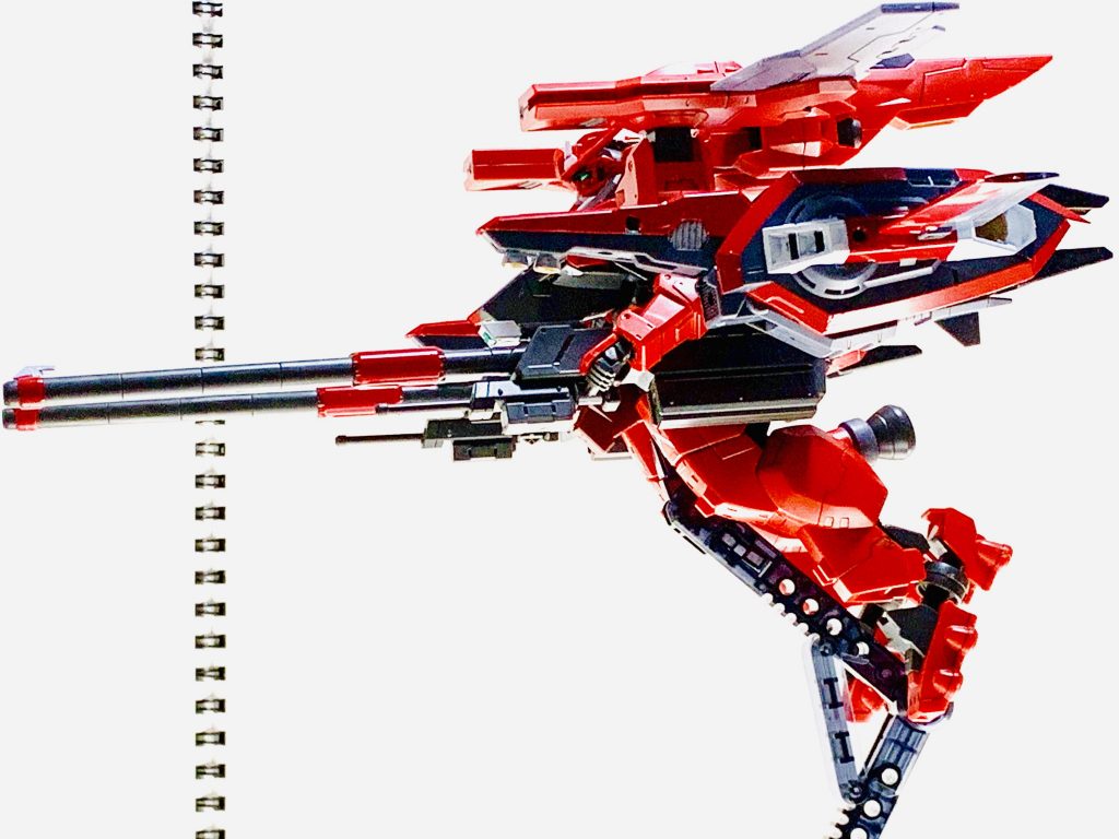 その山中に居座った巨大モビルアーマーは、自らは動かずにその場でドローンの量産及び遠隔攻撃で当該地方を脅かしていた。

地上から侵攻しようにも、足場を取られ、ドローンの迎撃に遭い近寄ることもままならず、
航空機による攻撃も、切り立った高山と複雑な崖に取り囲まれており、射線が通りにくいという非常に攻め込み難い地形。

この状況を攻略するために、飛行機能を有するアスタロトに白羽の矢が立てられた。