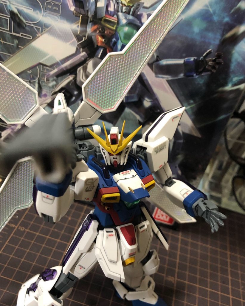 MG 1/100 ガンダムX–2枚目/制作者：すしたろう