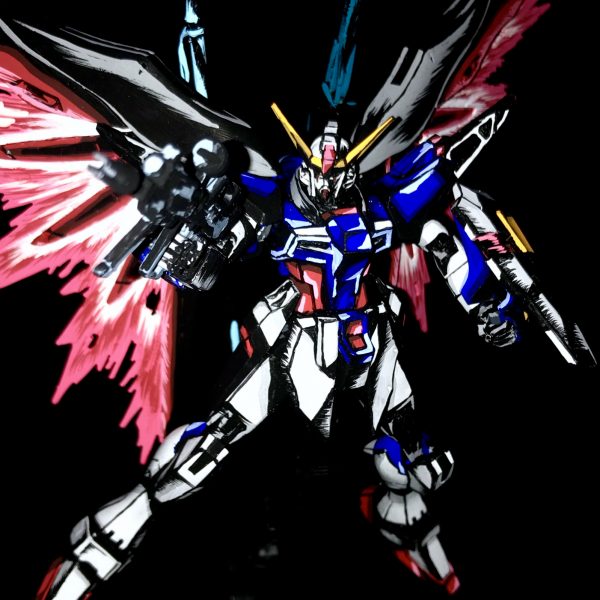 1/144 ディスティニーガンダム イラスト風模型