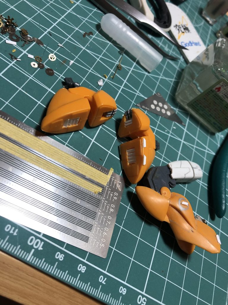 足の裏は少ししか変えてません。