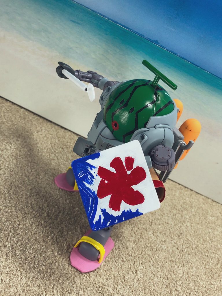 武装2 氷の騎士(ストロー剣と氷の盾)