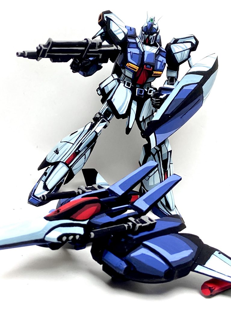 1/144 リガズィ イラスト風模型–3枚目/制作者：@j_gunaka