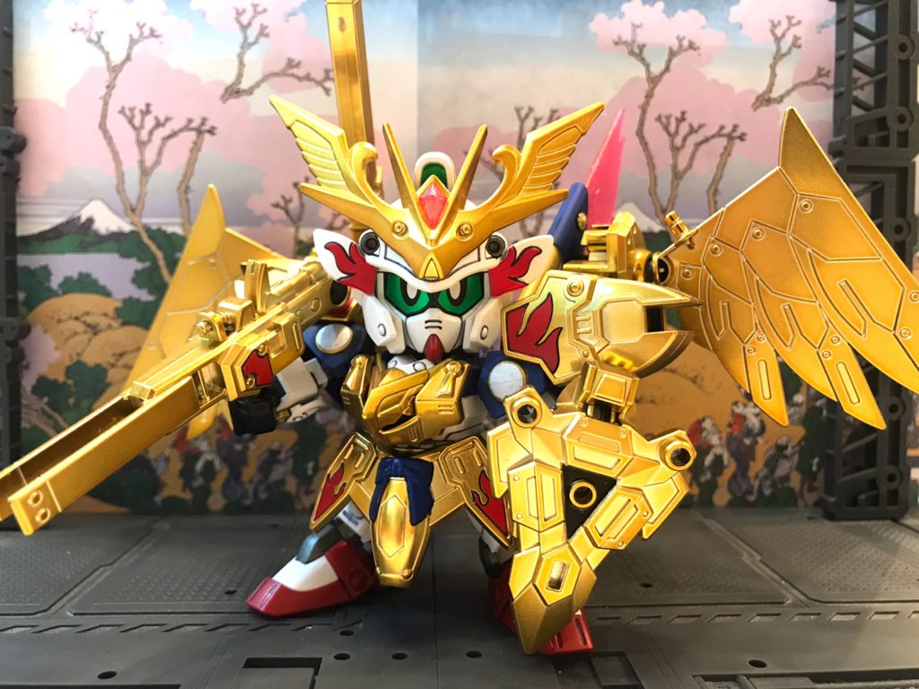 旧キットがメッキだったので、やはり金色の羽衣はメッキじゃないと！