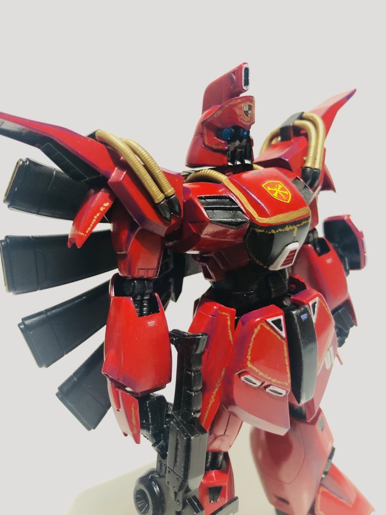 uP

一気にベルガギロス顔に近づきました！

黒の部隊ならぬ赤の先鋒「レッドバンガード」です。