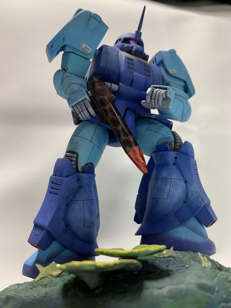 ザク・マリナー(旧キット箱絵風)–3枚目/制作者:@MokeiTeruzoo