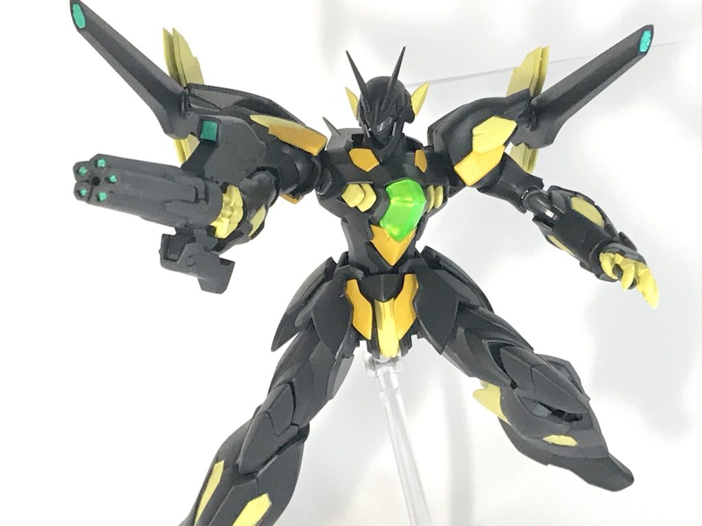 クロノスガン構え
がっつり肉抜きされていたので
かなりキツかった部分です