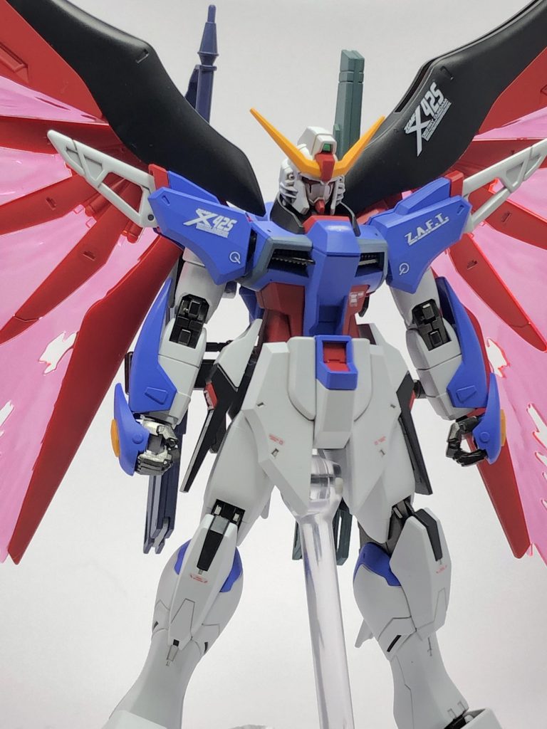 HGCEデスティニーガンダム–3枚目/制作者：デコポン