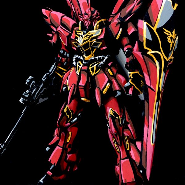 1/144 シナンジュ イラスト風