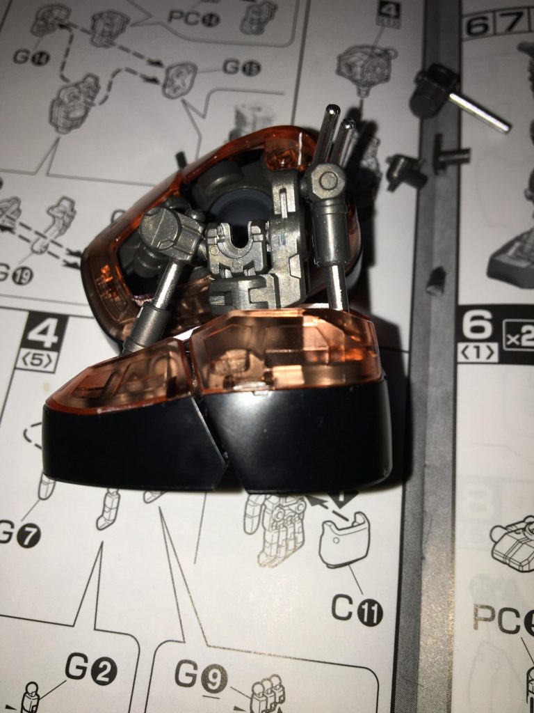 隠れて見えなくなるシリンダーもシャインシルバーで塗ってみました