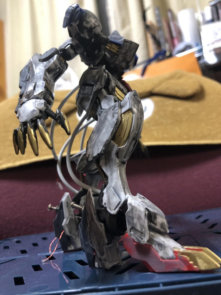 フレーム装着後ー！