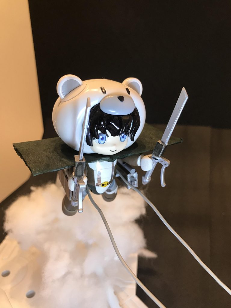 頭部をキャラッガイに差し替えるとこうなりました。