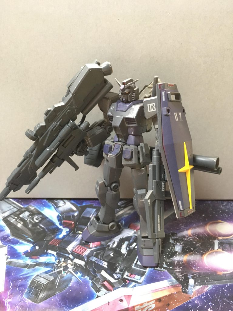 フロントビュー
機体はG–3を参考にして塗装していきました