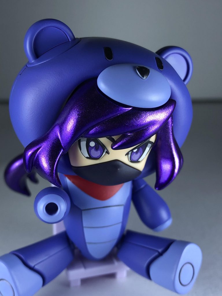 ダイバーバージョンのキリッとした表情も好きなので顔パーツ差し替えてみました。
先ほどとは一変して頼りになるお姉さん感が出て良いですね!笑