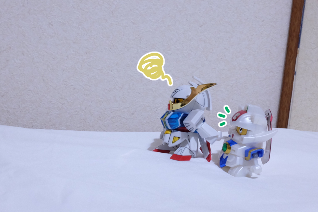 武者∀:逃げてっていうから逃げてきたけど…
ワカ:武者∀さん…?