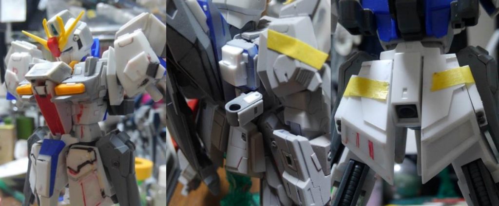 製作途中
今回は色々ミキシングしていますが、プラ板で新造している箇所が結構多くなりました。