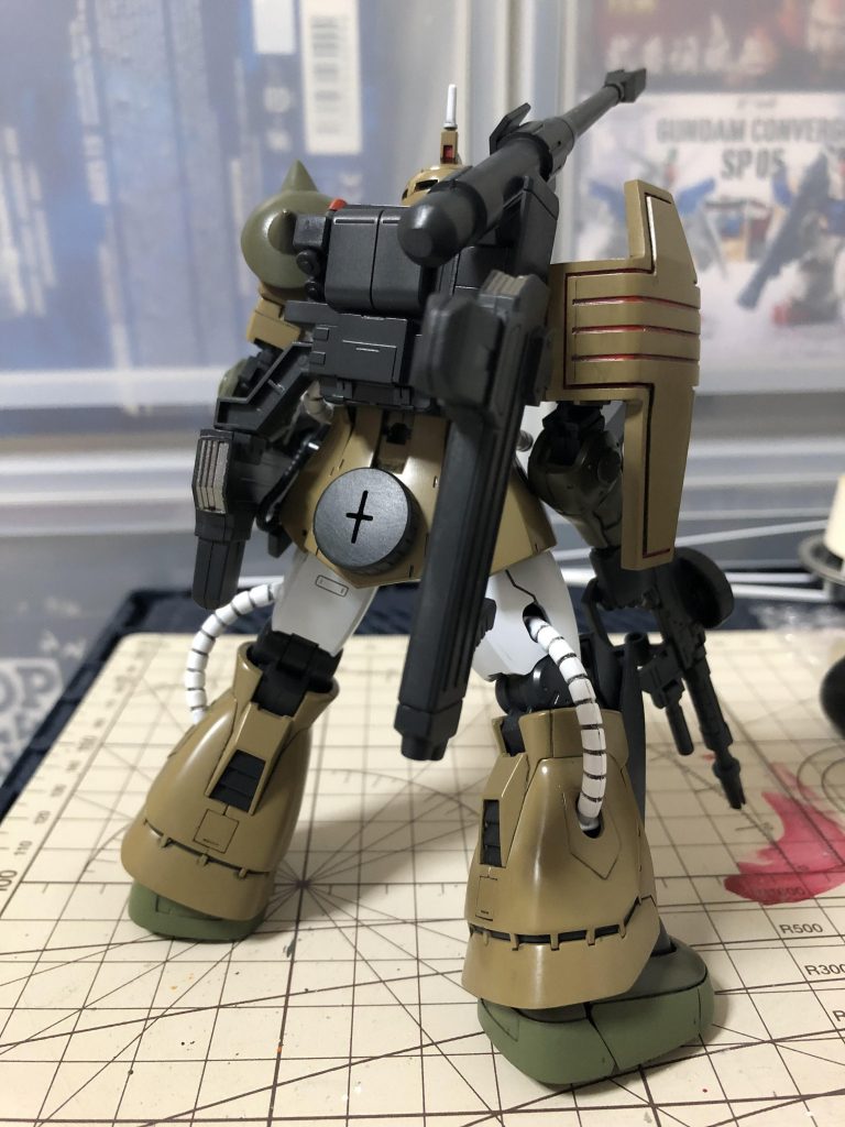 塗装＆墨入れ。うしろ。