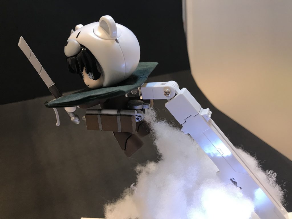 ちなみに後ろからだと。