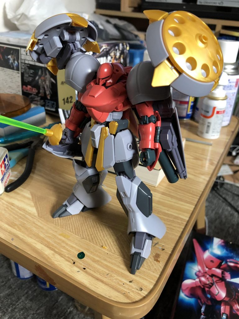 ギャギャだから盾もあり。