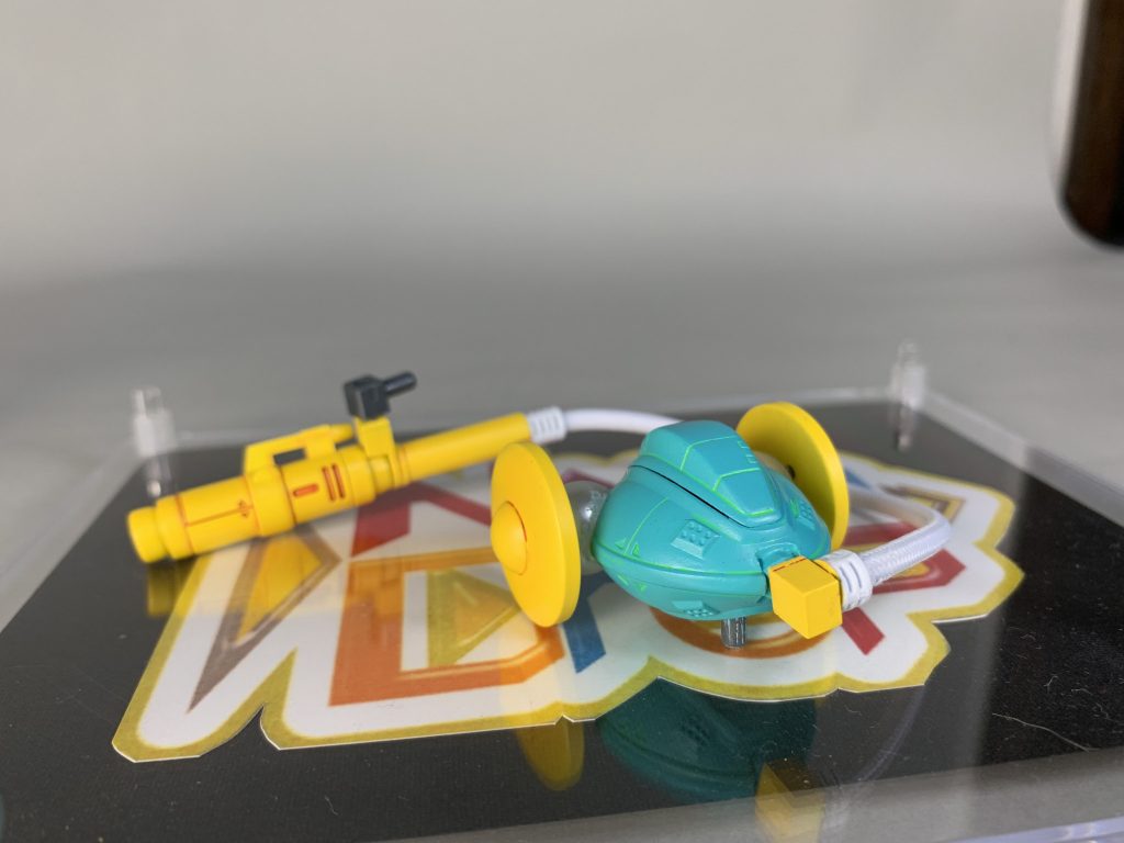 ホース部は100均で買った充電ケーブルです