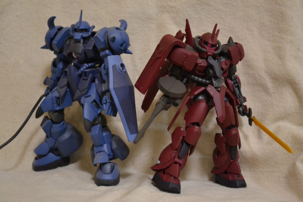 過去作のグフと記念ショット。
最後までご覧いただきありがとうございました。
