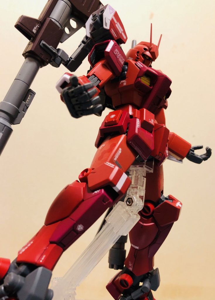 レッドウォーリアと言えばこのポーズを取らねばならない…
このシーンはあまりにも格好良すぎですよね