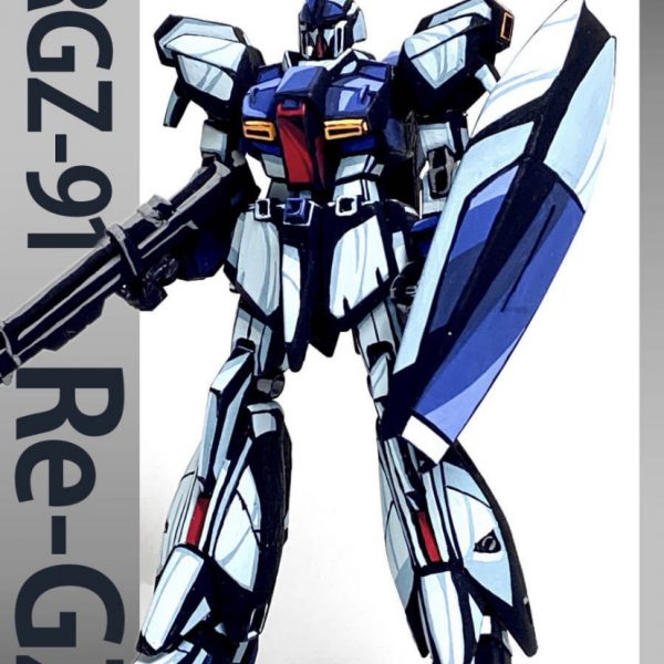 1/144 リガズィ イラスト風模型