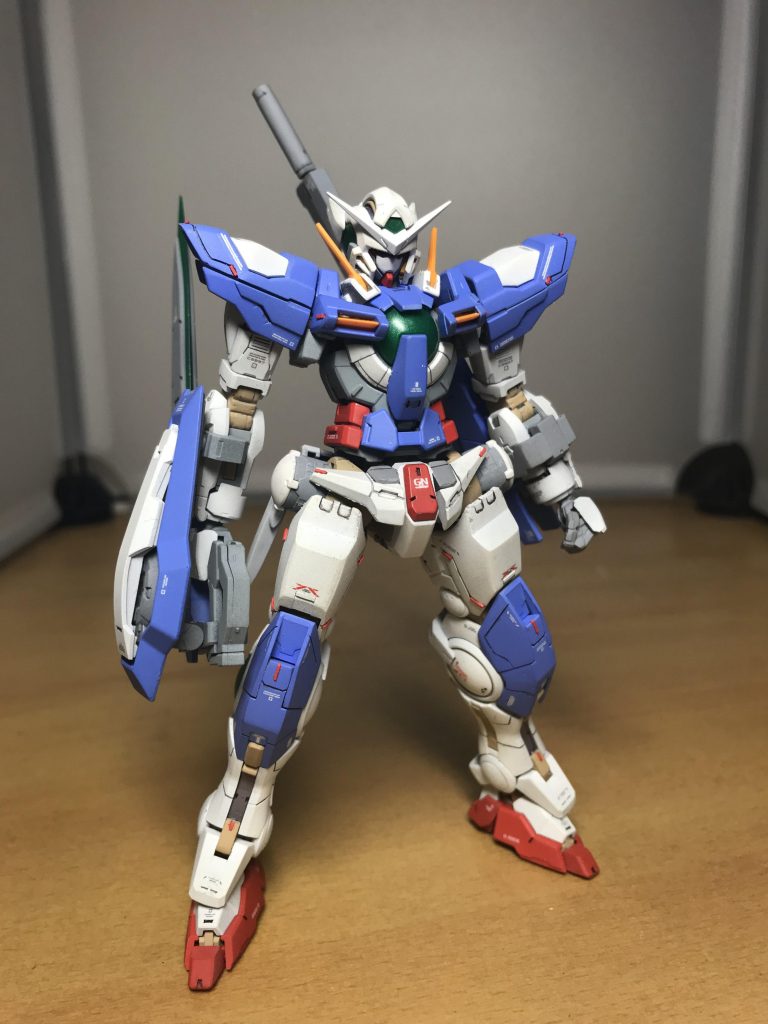 肩、太もも、膝のパーツに新規の筋彫りを入れました