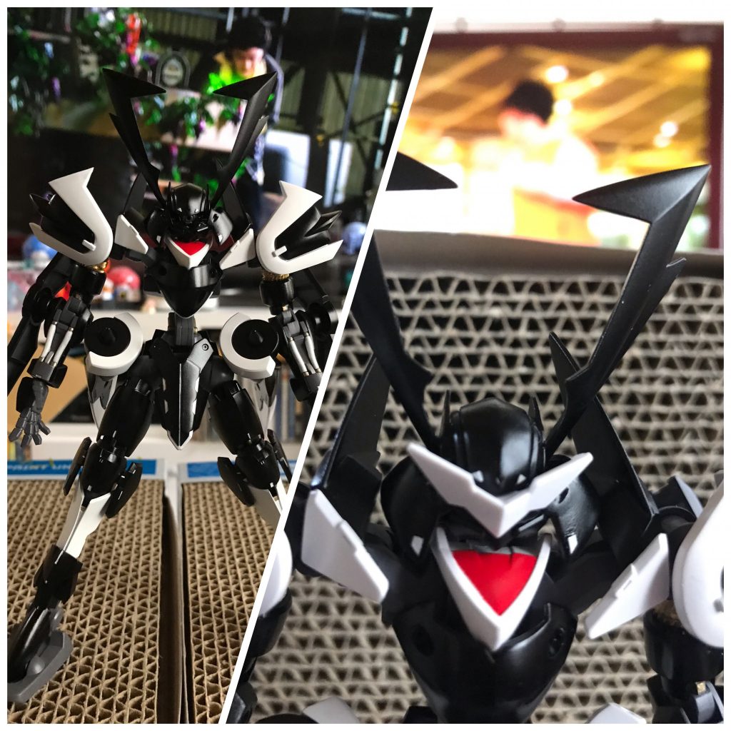 完成直前に仮面?を付けていない事に気づく。仮面は表面処理と塗装なしだが気にならん。ネオジムで着脱。無事完成。
9/15